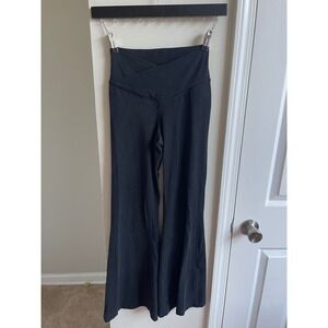 Old Navy Active Extra High Rise PowerChill Superflare Pants Black XS Petite